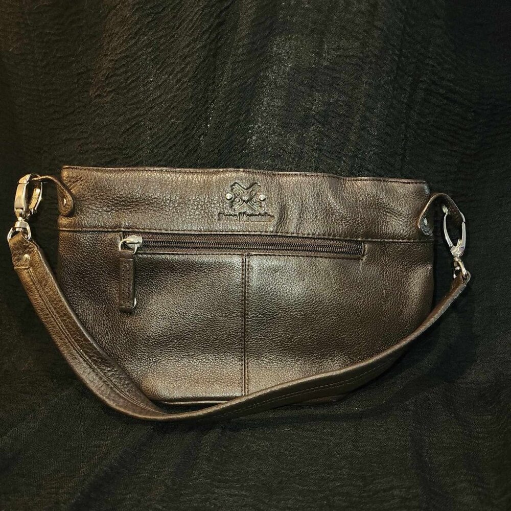 Stone Mountain Brown Leather Small Shoulder Bag